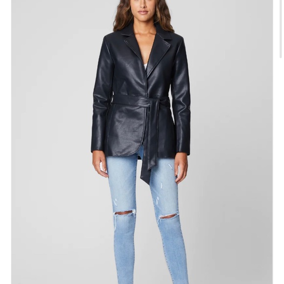 BlankNYC stylish faux leather blazer dresses up any outfit! - Picture 2 of 7